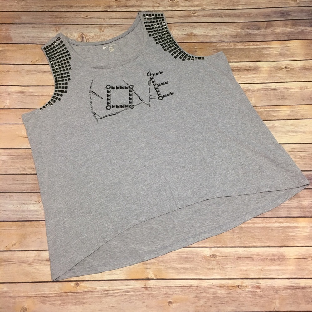 Studded Love Tank Top by Lane Bryant